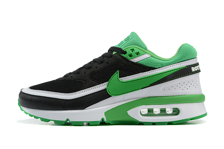 Men's Air Max BW Black/Green Running Shoes DJ9786-001 005